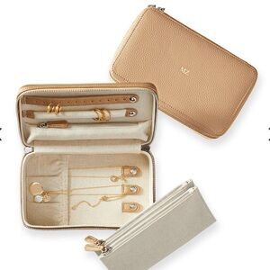 NWOT Mark & Graham Rose Gold MEDIUM TRAVEL JEWELRY CASE